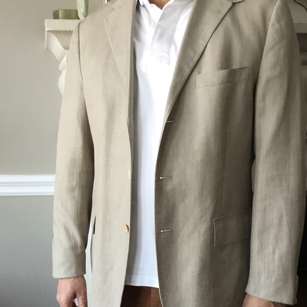 Corneliani Summer Silk Jacket Size 44 - Picture 3 of 6